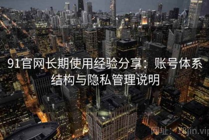 91官网长期使用经验分享：账号体系结构与隐私管理说明