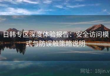 日韩专区深度体验报告：安全访问模式与防误触策略说明