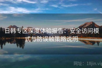 日韩专区深度体验报告：安全访问模式与防误触策略说明