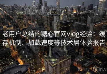 老用户总结的糖心官网vlog经验：缓存机制、加载速度等技术层体验报告