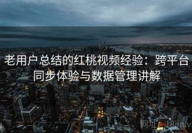 老用户总结的红桃视频经验：跨平台同步体验与数据管理讲解
