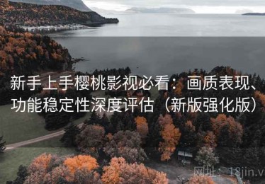 新手上手樱桃影视必看：画质表现、功能稳定性深度评估（新版强化版）