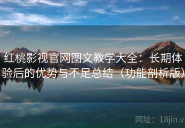 红桃影视官网图文教学大全：长期体验后的优势与不足总结（功能剖析版）