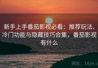 新手上手番茄影视必看：推荐玩法、冷门功能与隐藏技巧合集，番茄影视有什么
