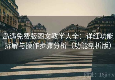 岛遇免费版图文教学大全：详细功能拆解与操作步骤分析（功能剖析版）