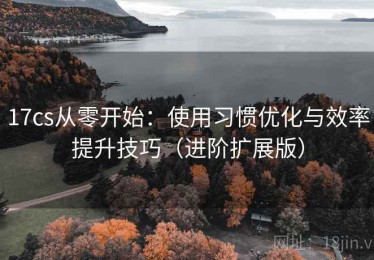 17cs从零开始：使用习惯优化与效率提升技巧（进阶扩展版）
