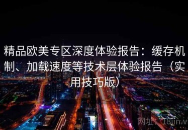 精品欧美专区深度体验报告：缓存机制、加载速度等技术层体验报告（实用技巧版）