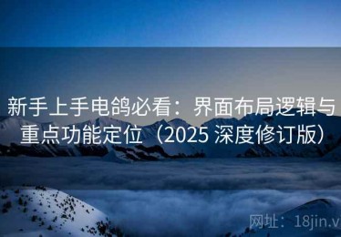 新手上手电鸽必看：界面布局逻辑与重点功能定位（2025 深度修订版）