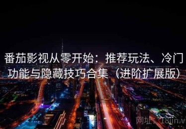 番茄影视从零开始：推荐玩法、冷门功能与隐藏技巧合集（进阶扩展版）