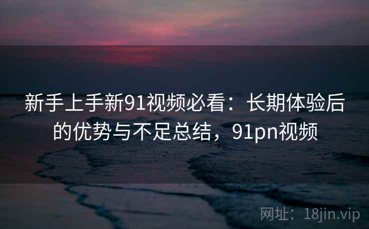 新手上手新91视频必看:长期体验后的优势与不足总结,91pn视频 新手上手新91视频必看:长期体验后的优势与不足总结,91pn视频