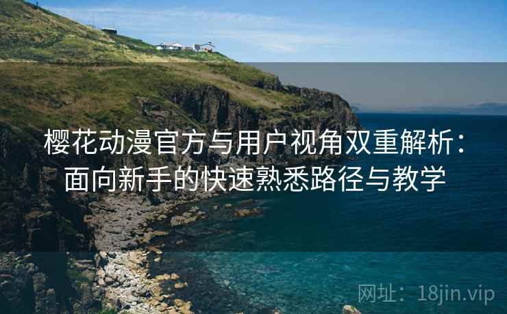 樱花动漫官方与用户视角双重解析：面向新手的快速熟悉路径与教学