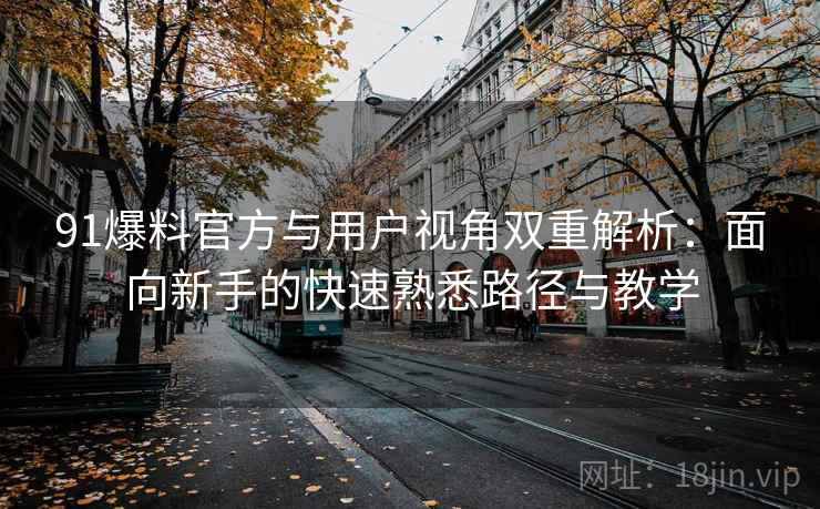 91爆料官方与用户视角双重解析:面向新手的快速熟悉路径与教学 91爆料官方与用户视角双重解析:面向新手的快速熟悉路径与教学