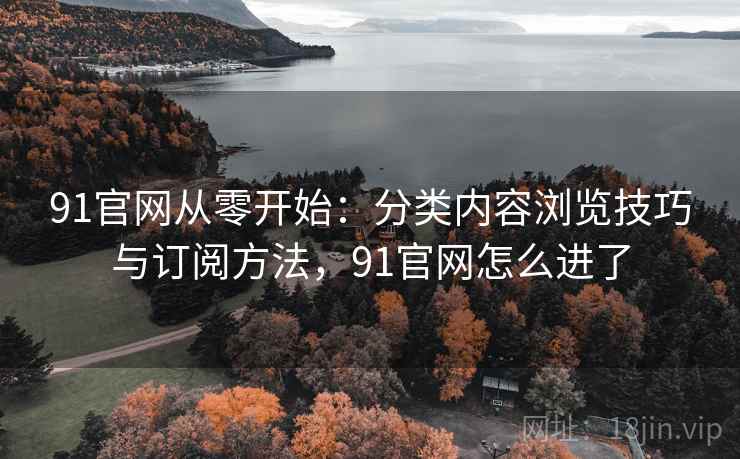 91官网从零开始:分类内容浏览技巧与订阅方法,91官网怎么进了 91官网从零开始:分类内容浏览技巧与订阅方法,91官网怎么进了
