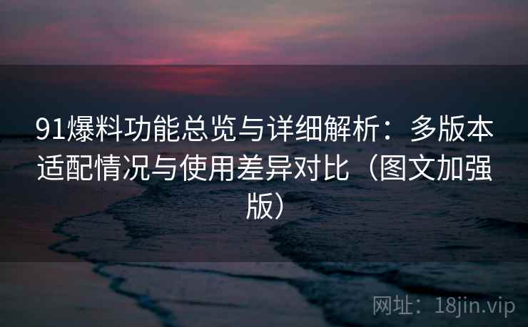 91爆料功能总览与详细解析：多版本适配情况与使用差异对比（图文加强版）