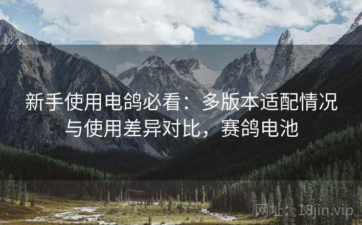 新手使用电鸽必看：多版本适配情况与使用差异对比，赛鸽电池